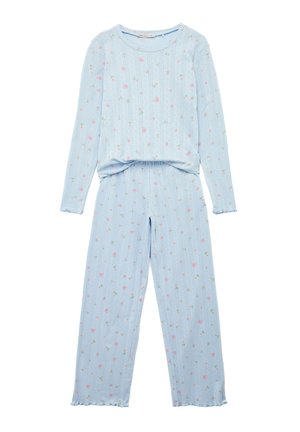FLORAL SET - Conjunto de pijama - light blue