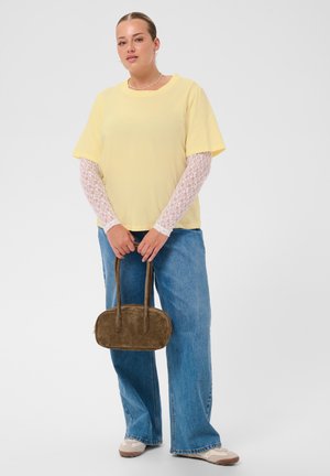Kaffe Curve, KCELLINA - Langærmet T-shirt - pastel yellow