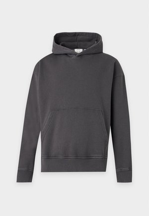 Jack & Jones, JCOTRACE WASHED HOOD - Hoodie - asphalt