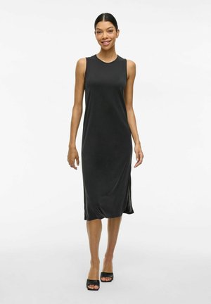 VILA VIMODALA O NECK MIDI - Jerseykleid - black