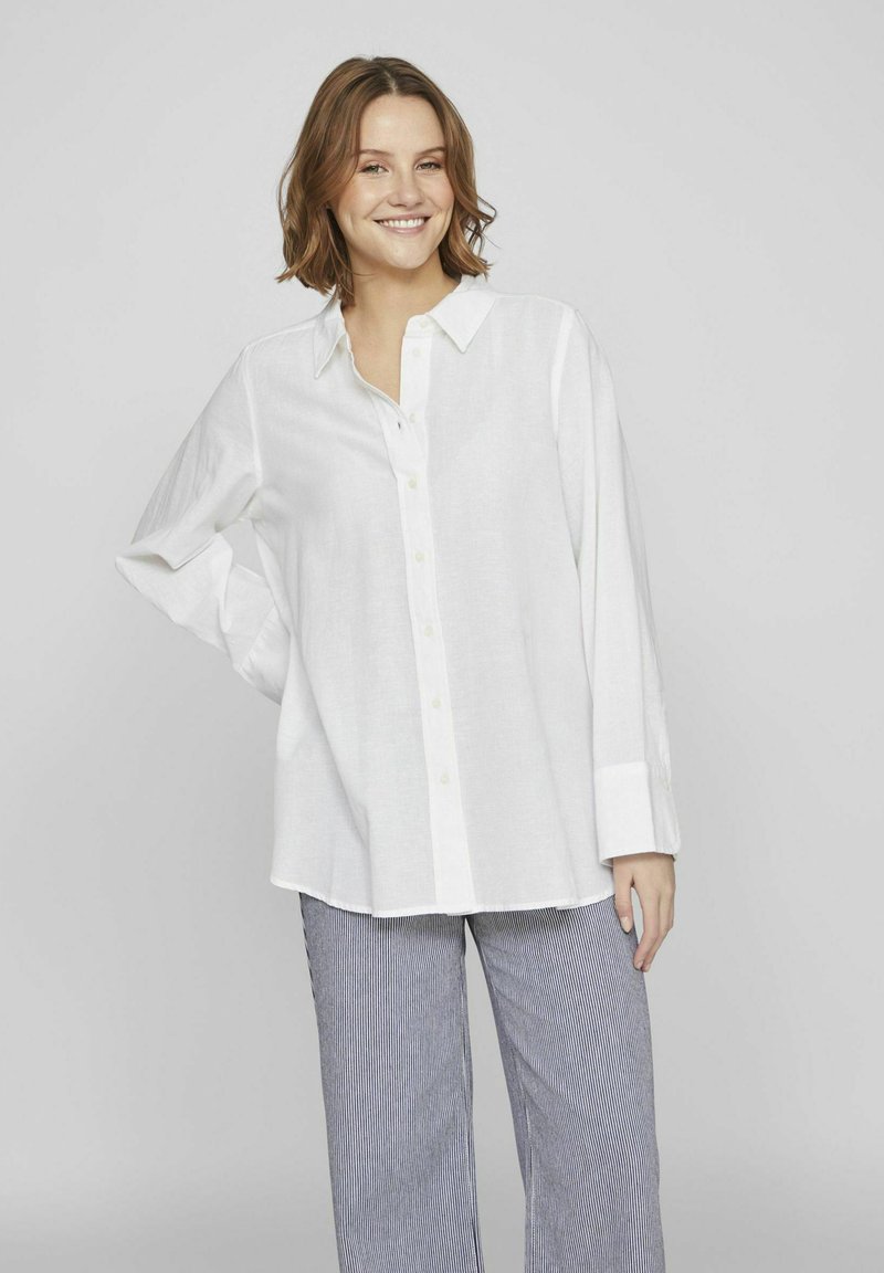 VILA LOOSE FIT - Overhemdblouse - bright white