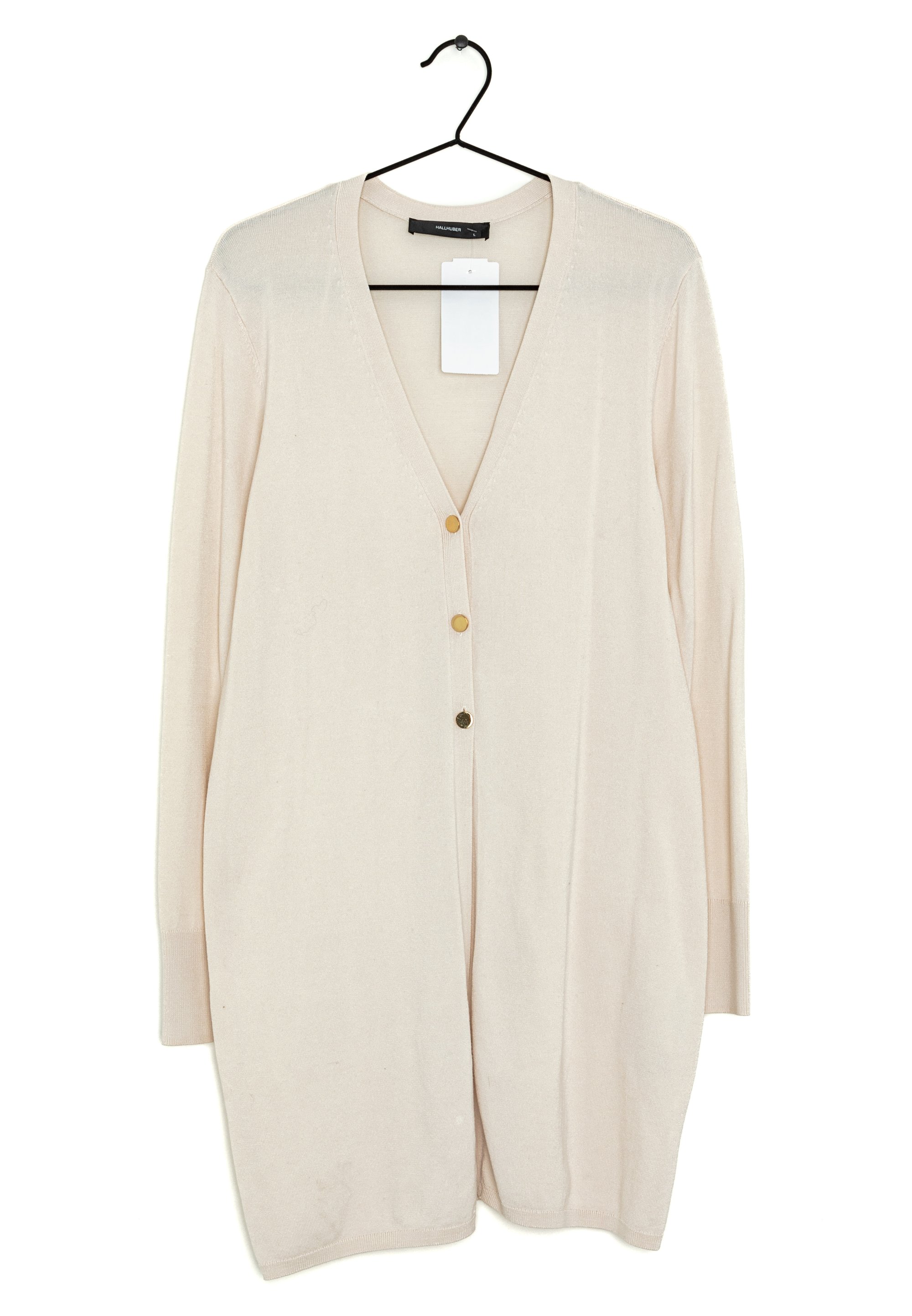 Hallhuber Damen Hallhuber Cardigan Grau HALLHUBER Leichter Strick