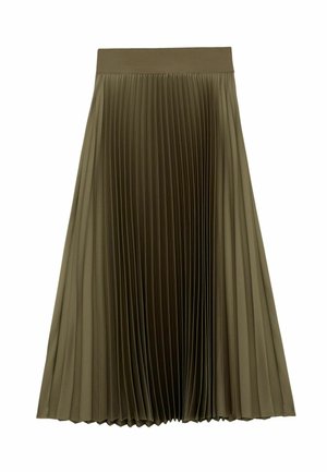 Reiss, REGULAR FIT - SEREN PLEATED MIDI SKIRT . - A-line skirt - khaki green