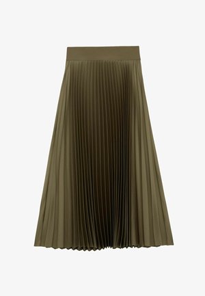 Reiss, REGULAR FIT - SEREN PLEATED MIDI SKIRT . - A-line skirt - khaki green