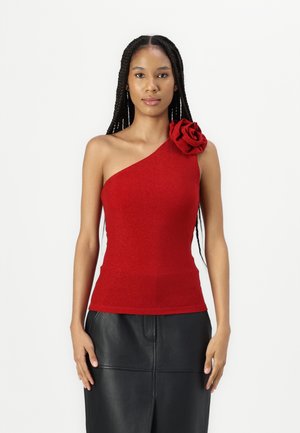 NORA ONE SHOULDER  - Toppi - high risk red