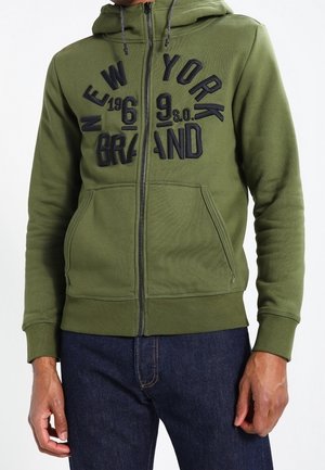 Sweatjacke - olive