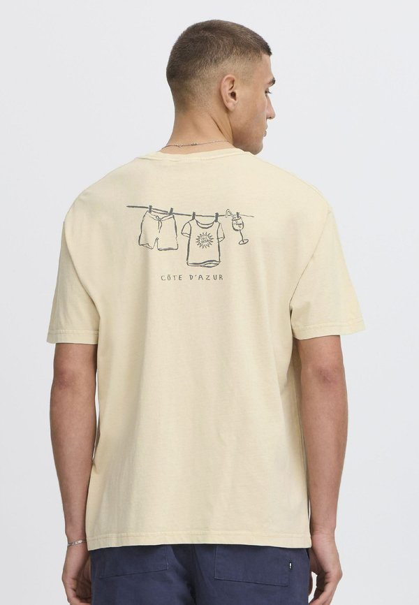 PAVEL - Print T-shirt - oatmeal