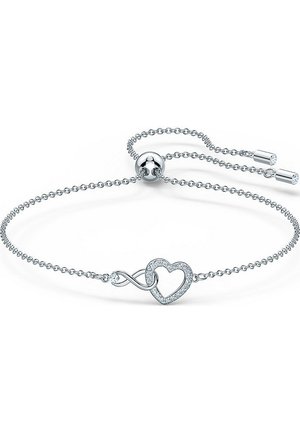 HYPERBOLA BRACELET INFINITY AND HEART - Apyrankė - silver-coloured
