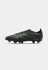 PREDATOR LEAGUE SOFT GROUND FOOTBALL BOOTS - Botas de fútbol para terrenos blandos - core black/carbon/lucid lemon