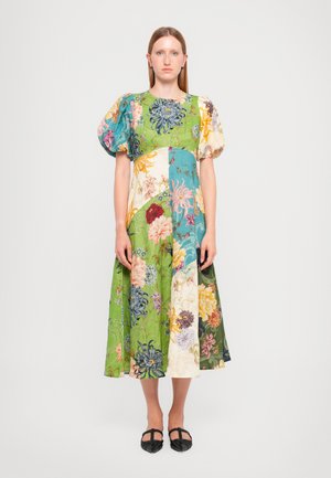 AVERY SPLICED MIDI DRESS - Day dress - multi-coloured