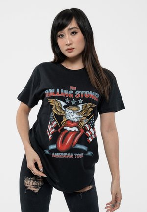 THE ROLLING STONES USA TOUR EAGLE - Print T-shirt - black