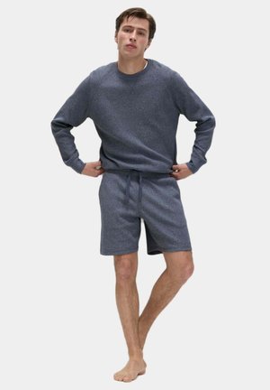 WAFFLE LOUNGEWEAR - Pyjamasbyxor - blue marl