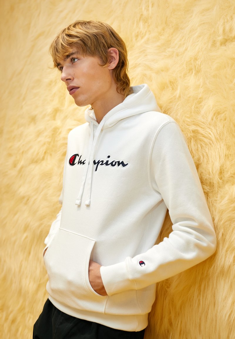 Champion Rochester HOODED Hoodie white Zalando.de