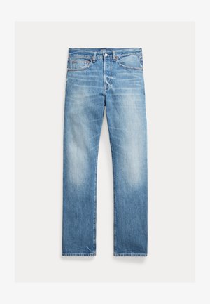 Polo Ralph Lauren HIGH RISE RELAXED STRAIGHT JEAN - Jean droit - lebec wash