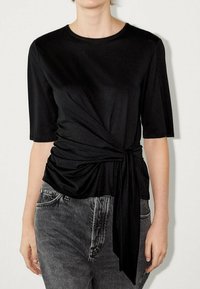 Massimo Dutti T-shirts print - black