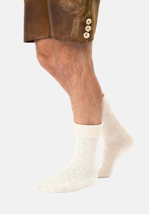 Herzsticht, TRACHTENSOCKEN KURZ - Socks - beige