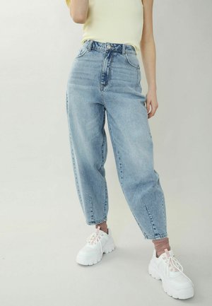 SLOUCHY HIGH WAIST - Jeansy Relaxed Fit - hellblau