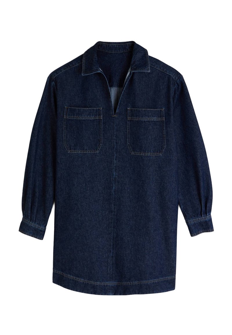 Robe En Jean Monoprix Femme - Taille 42 - Bleu - Style Décontracté