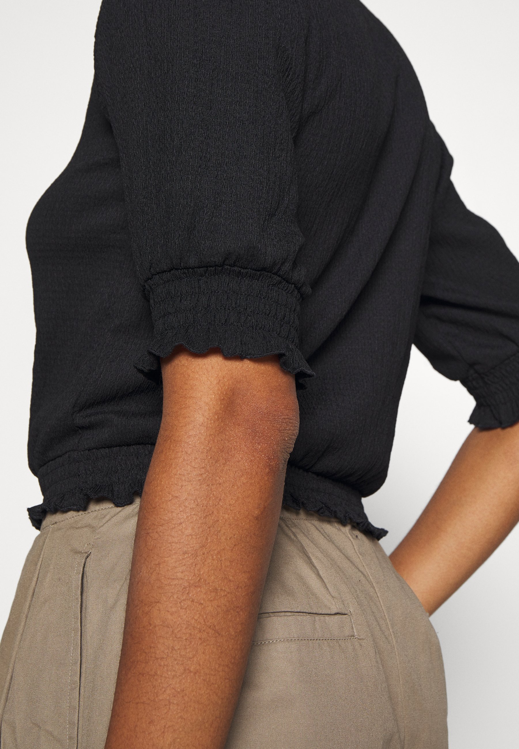 Monki NICOLINA Bluser black dark Zalando.no Monki NICOLINA - Bluser - black dark