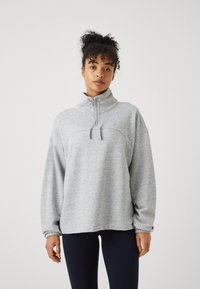 Champion ICONS HALF ZIP SMALL C LOGO - Melegítőfelső - grey