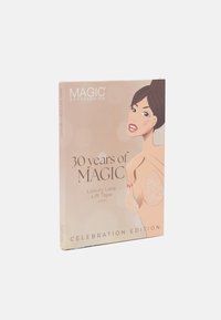 Luxury lace lift tape packaging in soft beige with a decorative illustration and text highlighting "30 years of MAGIC" and "Celebration Edition."