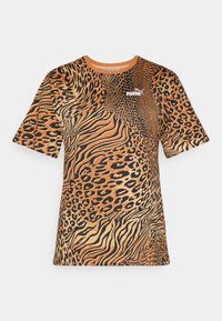 GRAPHIC ANIMAL RELAXED TEE - Tričko s potlačou - warm beige
