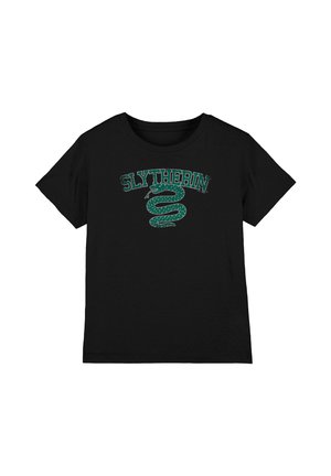 Cotton Soul, HARRY POTTER SLYTHERIN ICON UNISEX - Print T-shirt - black