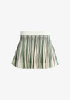 HIGH RISE SEAMLESS PLEATED SKIRT - Sports skirt - white