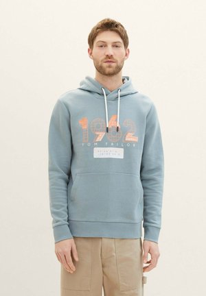 Hoodie - grey mint