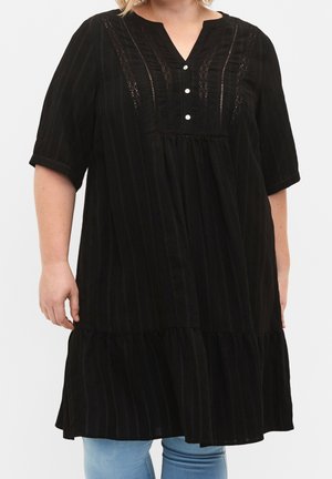 Skjortklänning - black