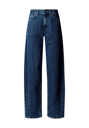 Pepe Jeans, BOW MW BALLOON DARK STONEWASH - Loose Jeans - blue rigid denim