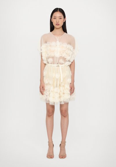 Norma Kamali SUPER MINI DRESS - Cocktailkleid/festliches Kleid - cream