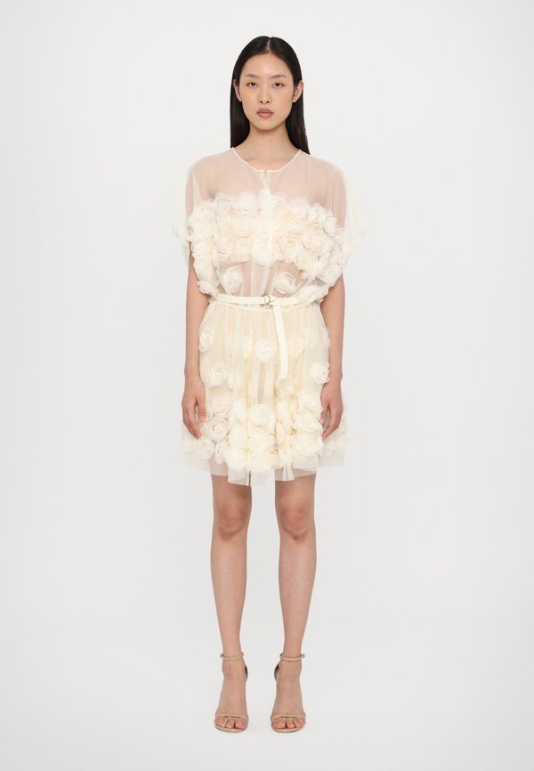 SUPER MINI DRESS - Cocktail dress / Party dress - cream