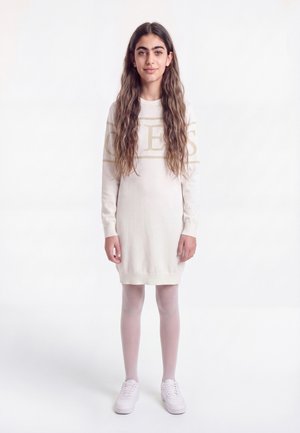 Guess, JUNIOR SWEATER DRESS - Vapaa-ajan mekko - cream white