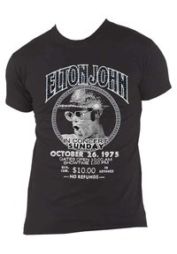 Paradiso Clothing ELTON JOHN DIAMANTE IN CONCERT - Print T-shirt - black