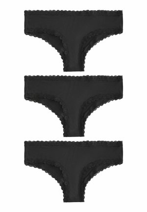 3 PACK - Alushousut - black