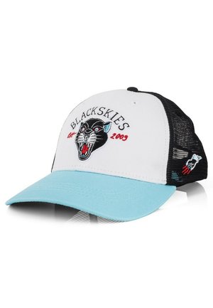 UNISEX TRADITIONAL TATTOO TRUCKER PANTHER - Pet - white black  blue