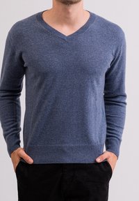 CASH-MERE Pullover - blue denim