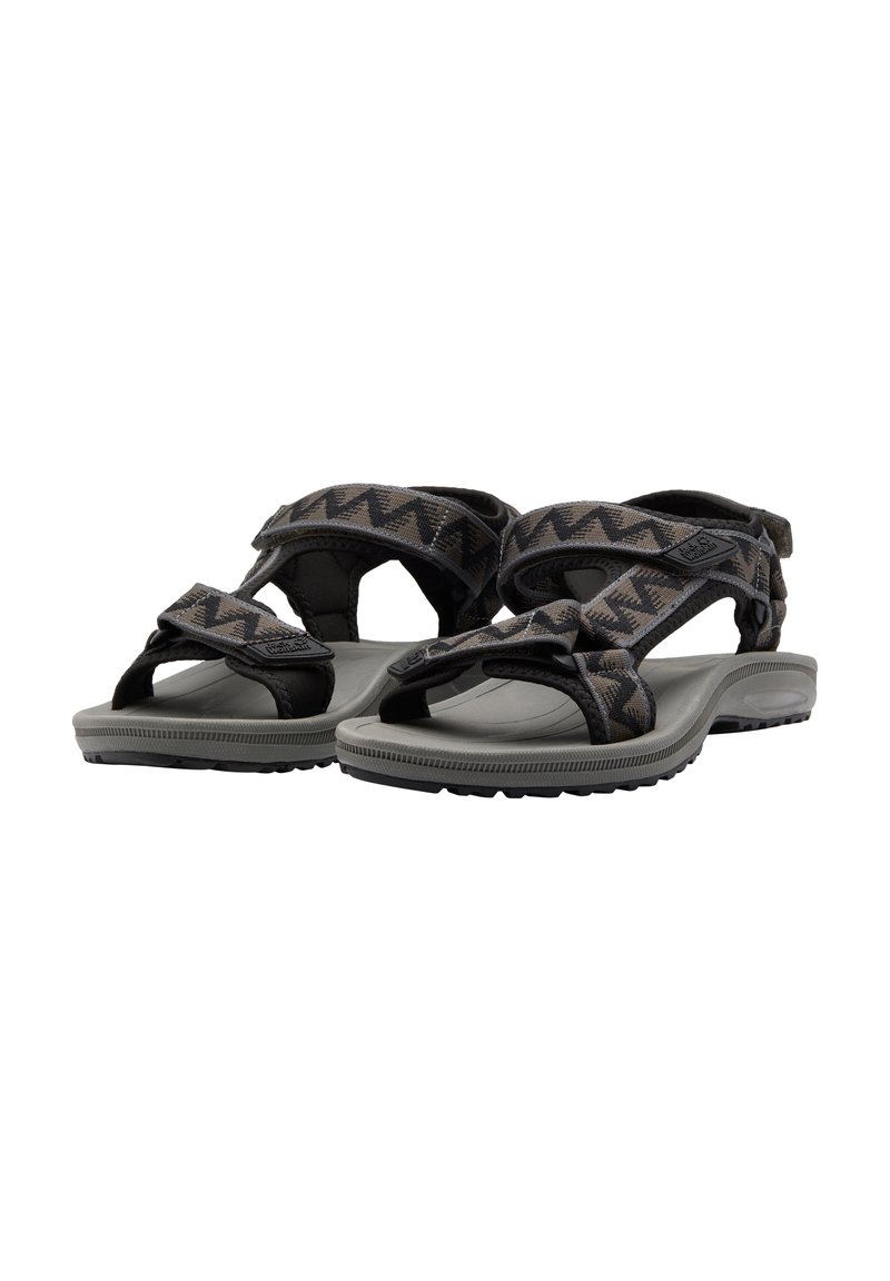 Jack Wolfskin WAVE BREAKER Walking sandals cold coffee/dark
