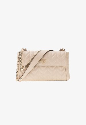 Guess, STACEY UMHÄNGETASCHE TASCHE - Umhängetasche - beige