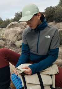 The North Face GLACIER HEAVYWEIGHT 1/2 ZIP - Flísová bunda - midnight petrol/smoked pearl