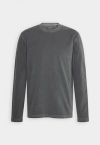 LONG SLEEVE CREW NECK - Long sleeved top - pirate black