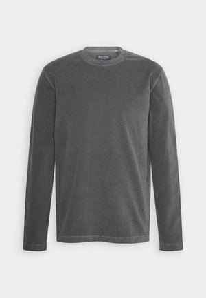 Marc O'Polo CREW EMBROIDERY - Longsleeve - pirate black