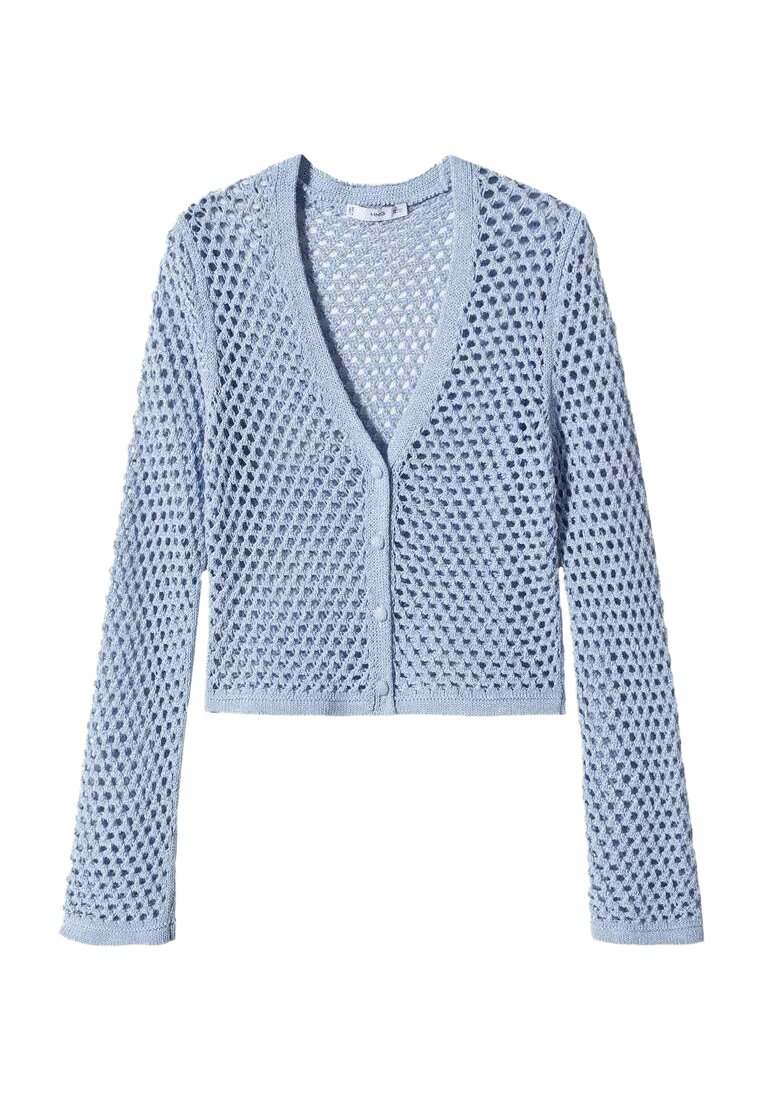 Mango Vest donkerblauw