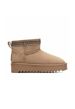 Refresh, BOTIN DE MUJER PLANO - Botines - beige