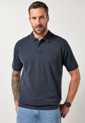 STOMACH FIT SHORT SLEEVE VINTAGE LOOK - Poloshirt - navy blue