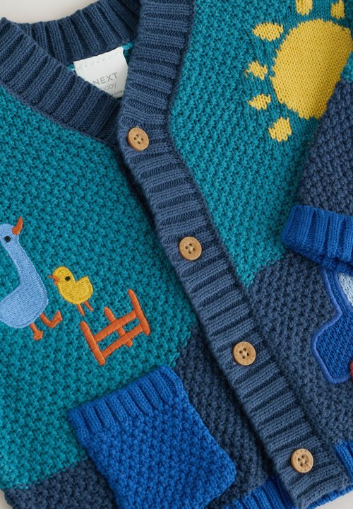 Gilet sans manches en mailles Couleur marine - RESERVED - 3046N-59M
