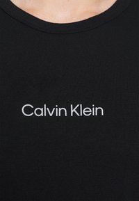 Calvin Klein Underwear CREW NECK STRUCTURE LOUNGE - Nattøj trøjer - black