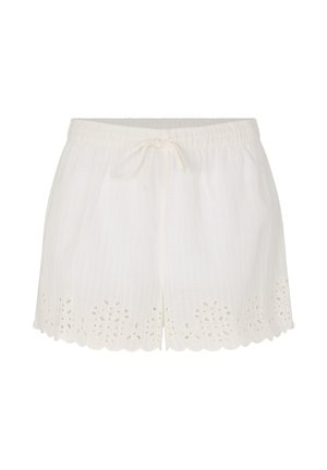 Hunkemöller, HUNKEMÖLLER SHORT SCALLOP - Nachtwäsche Hose - white