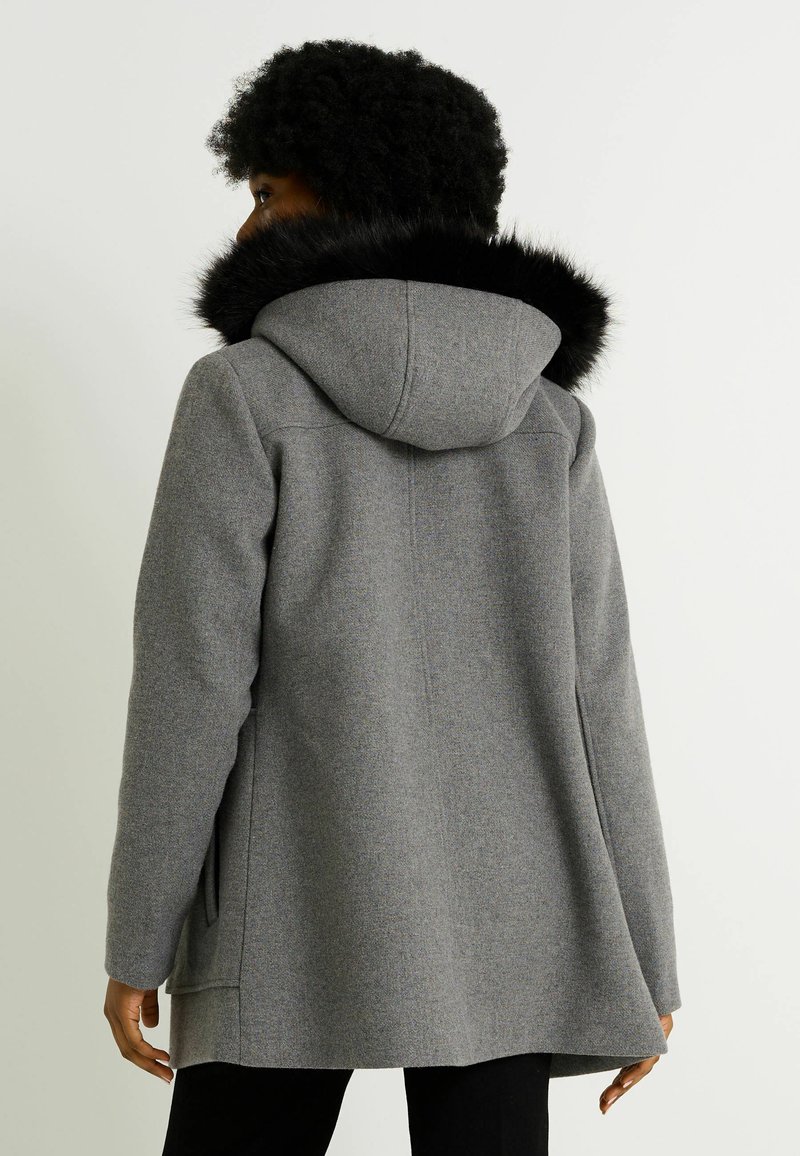 Grain de Malice Manteau court gris chiné